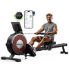 MERACH Wasserrudergerät R14 – 22L Tank aus Gummibaumholz, APP, Profi-Monitor & Tablet-Halter, ergonomischer Sitz, intensives Heimtraining