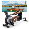 Wenoker Rudergerät für Zuhause – Magnetisch, 32 Widerstände, Leise & APP/LCD, Cardio-Heimtraining, bis 160kg belastbar, klappbar verstaubar